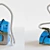 Powerful Dual-Mode Vacuum Cleaner 3D model small image 1