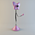 Pink Butterfly Webcam 3D model small image 1