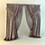 Classic Style Curtains 3D model small image 1