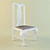 Vintage Turkish Chair from the 50's 3D model small image 1