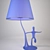 Whimsical "Little Man" Lamp 3D model small image 1