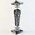 Decorative Pedestal Column 3D model small image 1