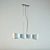 Modern LED Chandelier Lighting Fixture 3D model small image 1