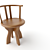  Wooden Chair 3D model small image 1