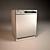 Miele W2859: Built-in Stainless Steel Washing Machine 3D model small image 1