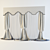 Elegant Triple Curtain with Valance 3D model small image 1