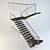 Modern Style Ladder 3D model small image 1