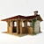 Elegant Garden Gazebo 3D model small image 1