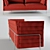 Cozy Corner Sofa 3D model small image 1