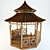 Elegant Garden Gazebo 3D model small image 1