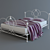 Cozy Dream Bed Blanket 3D model small image 1