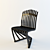 King's Stripe Chair 3D model small image 1