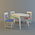 Stylish IKEA Table Set 3D model small image 1