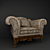 Italian Inspired Francesco Nesa Chair 3D model small image 1