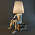 Bizzotto Lamp & Mayfair Steamer Cube: Stylish Illumination & Storage 3D model small image 1