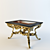 Vintage coffee table: exquisite craftsmanship 3D model small image 1