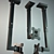 Sleek LCD TV Ceiling Mount 3D model small image 1