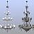 Classic Crystal Chandelier 3D model small image 1