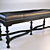 Celladora Bradbury Bench: Timeless Elegance for Your Home 3D model small image 1