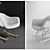 Modern Rocking Chair: Nuevo Baha 3D model small image 1