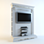 Bakokko TV Wall Unit - Sleek & Spacious 3D model small image 1