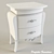 Elegant Bedside Table 3D model small image 1