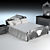 Dreamscape: Serene Bedroom Retreat 3D model small image 1