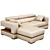 Gio Sofa | 1600x2000 Size 3D model small image 1