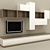 Stylish TV Stand 3D model small image 1