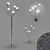  Lussole LSX KERNEL/Maggiolata Collection: Floor Lamp, Table Lamp, Wall Sconce - Contemporary Style 3D model small image 1