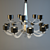 Elegant Crystal Chandelier 3D model small image 1