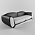 Monochrome Sofa 3D model small image 1