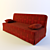 Modern Gray Sofa 2050x950x900 3D model small image 1