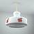 Title: Vintage USSR Kitchen Lamp 3D model small image 1