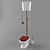 SleekFlush Toilet Bowl 3D model small image 1