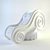 Title: Elevate Armchair: Comfort and Style 3D model small image 1