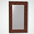 Sleek Silver Mirror 3D model small image 1