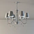 Elegant Federika Chandelier 3D model small image 1