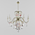 Elegant Crystal Chandelier 3D model small image 1