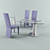 Sleek Glass Conference Table 3D model small image 1