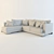 Sleek Comfort: Flexform Long Island 3D model small image 1