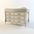 Elegant Savio Firmino Changing Table 3D model small image 1