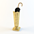 Elegant Umbrella Vase 3D model small image 1