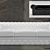 Elegant Three-Seater Sofa 3D model small image 1