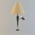 Elegant Wall Sconce 3D model small image 1