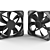 CoolMax ZF3-Fan: Efficient Cooling Solution 3D model small image 1