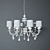 Elegant Eva 110cm Pendant Light 3D model small image 1