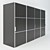 Modern Sliding Wardrobe Closet 3D model small image 1