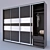 Modern Sliding Wardrobe Closet 3D model small image 1