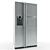  Samsung RSA1SHSL: Sleek and Spacious Fridge 3D model small image 1